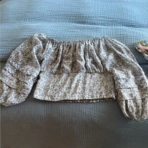 Floral Off-Shoulder Top